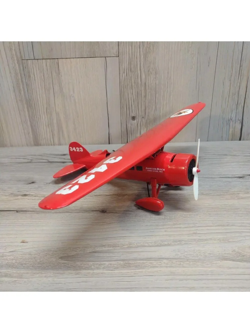 1929 Lockheed Air Express Die-Cast Coin Bank - Anheuser-Busch Collectible